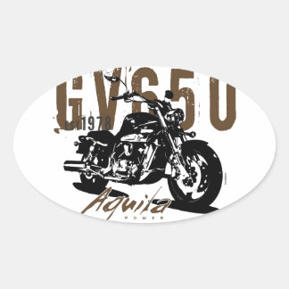 Aquila The Eagle Oval Sticker