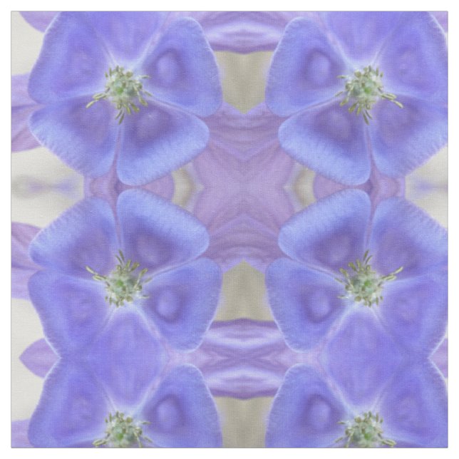 Aquilegia Flower Floral Patterned Craft Fabric (Swatch)