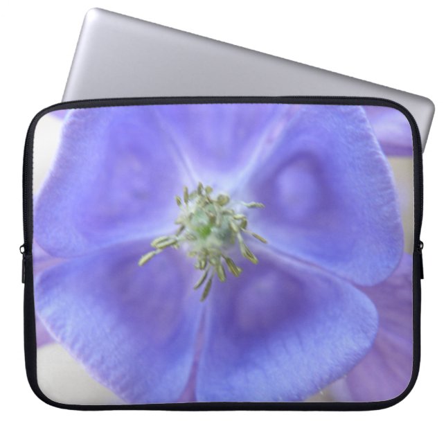 Aquilegia Flower Laptop Bag (Front)