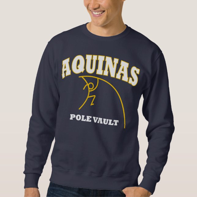 Aquinas Pole Vault - Girl Sweatshirt (Front)