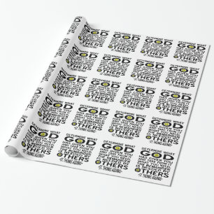 Aquinas Quote - Determine What God Has Given You Wrapping Paper