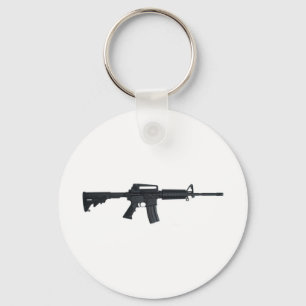 AR15 assault rifle Keychain
