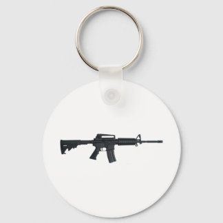 AR15 assault rifle Keychain