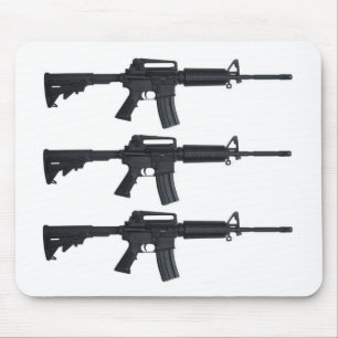 AR15 assault rifle Mouse Pad