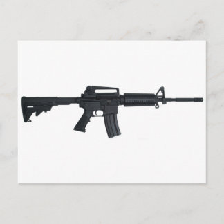 AR15 assault rifle Postcard