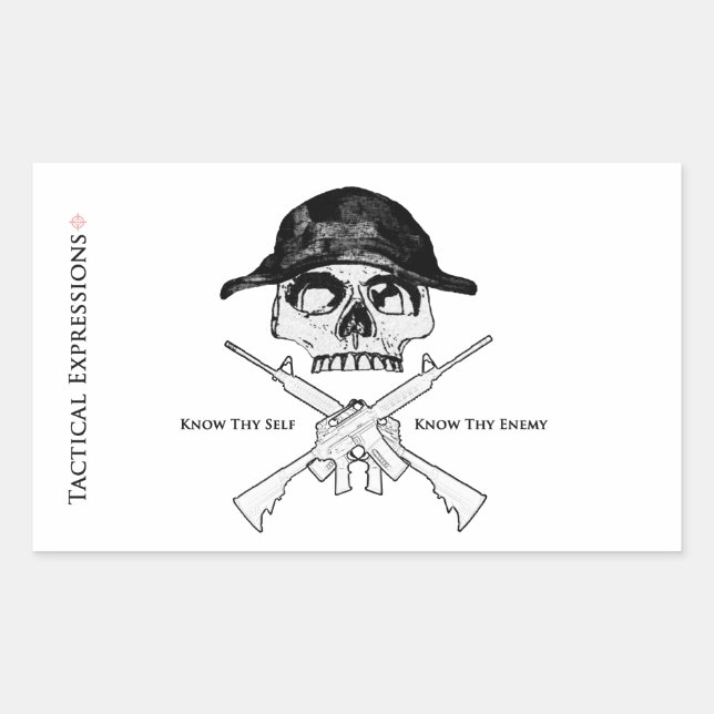 AR15 Cross Bones Sticker (Front)