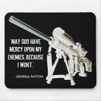 AR15 Mouse Pad- General Patton Quote Pad