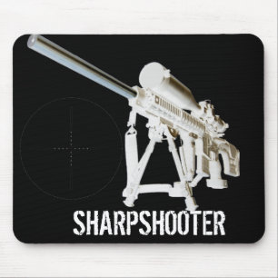 AR15 Mouse Pad- Sharpshooter w/ mil dot reticle Mouse Pad