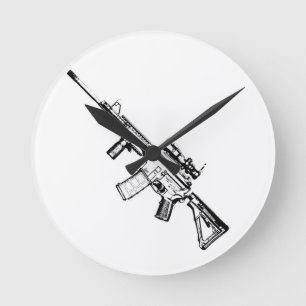 AR15 ROUND CLOCK