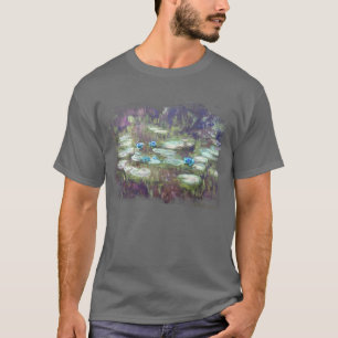 ** AR23 Monet Lily Pads Pond Abstract Classic T-Shirt