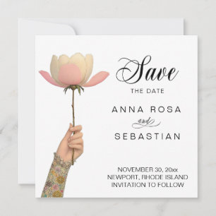 *~* AR6 11 Photo Elegant Vintage Save the date Invitation