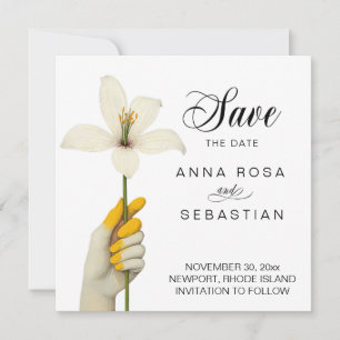 *~* AR6 Photo Elegant 5 Vintage Save the date Invitation