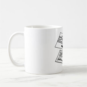 AR 15 BCG Unlocking Diagram Coffee Mug