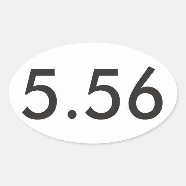 AR-15 Oval Sticker (Front)