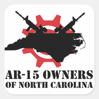 AR-15 Owners of North Carolina Square Sticker