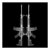 AR-15 POSTER DE DÉTAIL ÉLEVÉ DE L'image de numéris