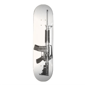 AR-15 Rifle Gun Firearm Awesome Real X-ray image Skateboard