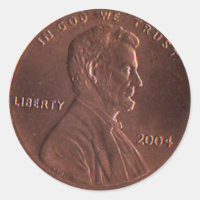AR- Stickers ronds Lucky Penny