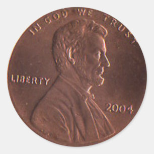 AR- Stickers ronds Lucky Penny