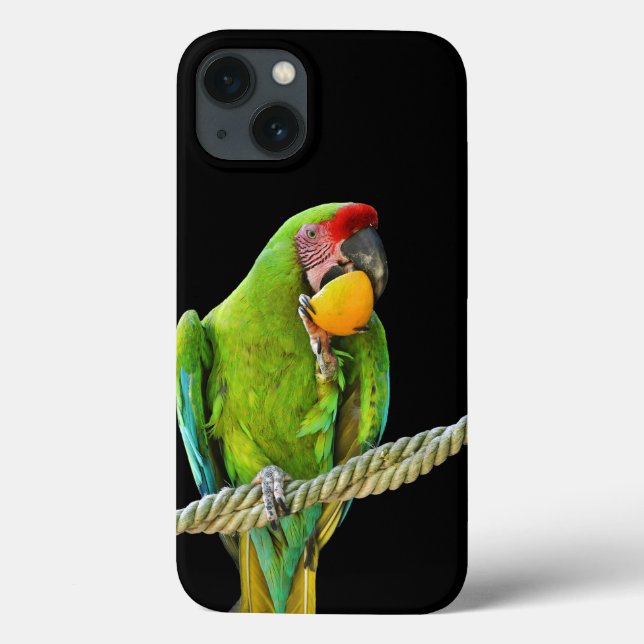Ara Militaris Green Parrot Case-Mate iPhone Case (Back)