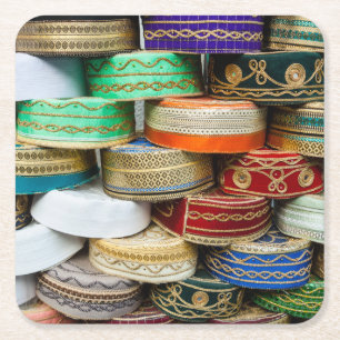 Arab Caps At Market Square Paper Coaster