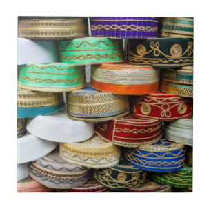 Arab Caps At Market Tile