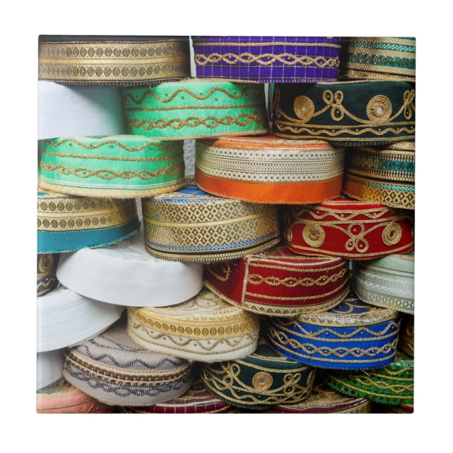 Arab Caps At Market Tile (Front)