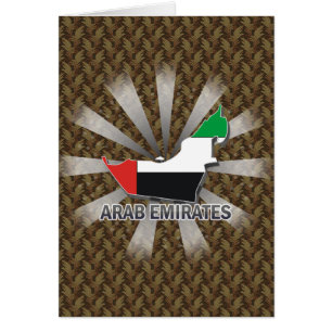 Arab Emirates Flag Map 2.0