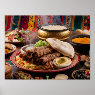 Arab Food and Products Poster