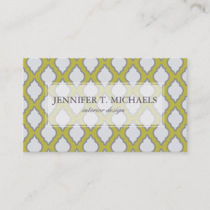 Arab Style Pattern Business Card