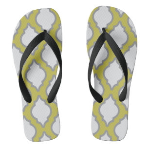 Arab Style Pattern Flip Flops