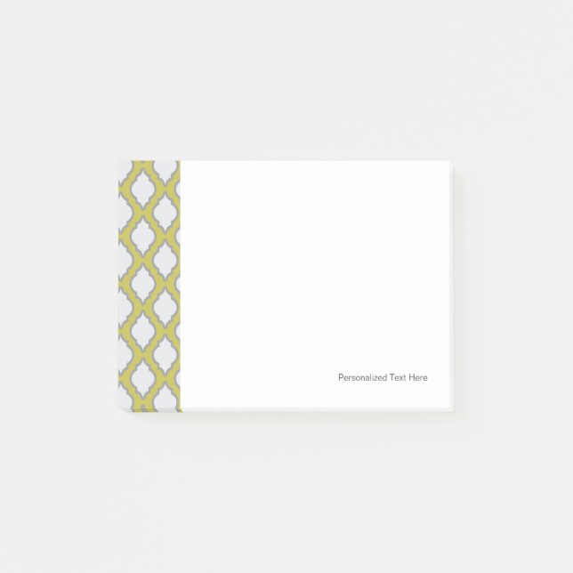Arab Style Pattern Post-it Notes (Front)