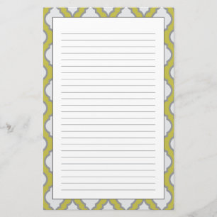 Arab Style Pattern Stationery