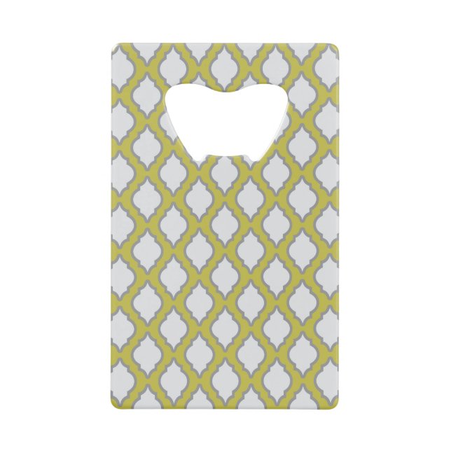 Arab Style Pattern Wallet Bottle Opener (Front)