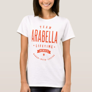 Arabella Personalized Name Birthday Gift T-Shirt