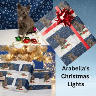 Arabella's Christmas Decorations - Cat / Kitten Wrapping Paper