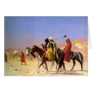"Arabes traversant le désert", par Jean Léon
