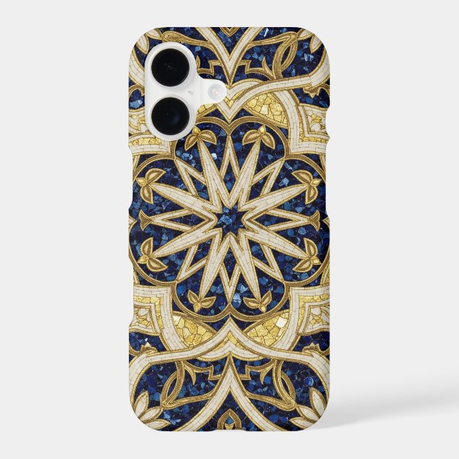 arabesque blue mosaic (Back)