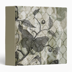 Arabesque Butterflies I Binder