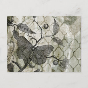 Arabesque Butterflies I Postcard