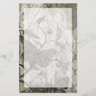 Arabesque Butterflies I Stationery