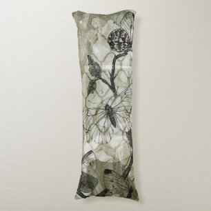 Arabesque Butterflies II Body Pillow