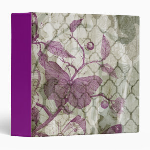 Arabesque Butterflies III Binder