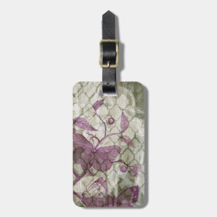 Arabesque Butterflies III Luggage Tag