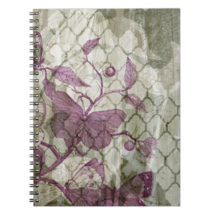 Arabesque Butterflies III Notebook
