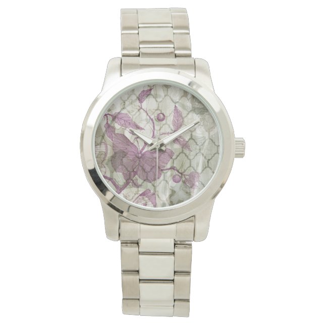 Arabesque Butterflies III Watch (Front)