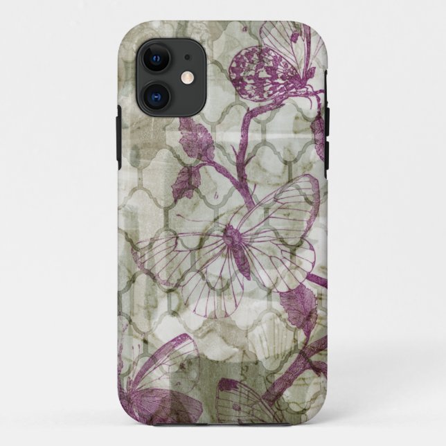 Arabesque Butterflies IV Case-Mate iPhone Case (Back)