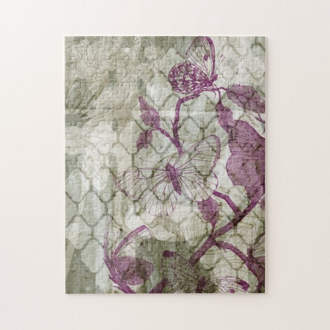 Arabesque Butterflies IV Jigsaw Puzzle (Vertical)