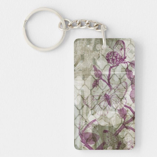 Arabesque Butterflies IV Keychain (Front)