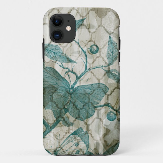 Arabesque Butterflies V Case-Mate iPhone Case (Back)